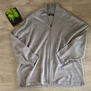 Men's zip up cardigan